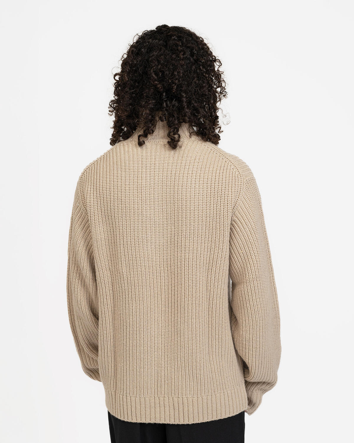 Carhartt ジップアップ ニット カーディガン ベージュ Carhartt WIP Detroit Half Zip Sweater | I035398.2LPXX | AFEW STORE